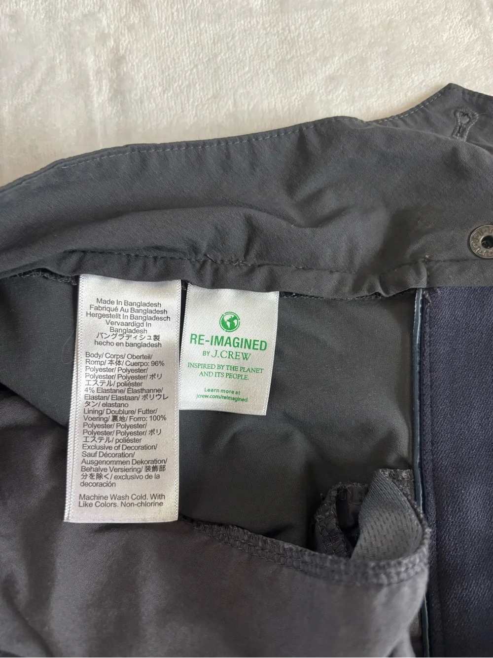 J. Crew Tech Short Re-Imagined Charcoal Gray Classic Summer Golf Mens Size 30